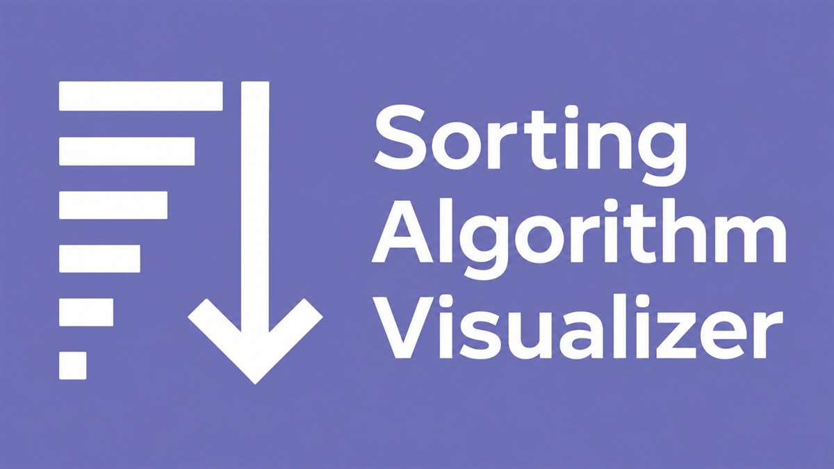 Sorting Algorithm Visualizer with descending bars